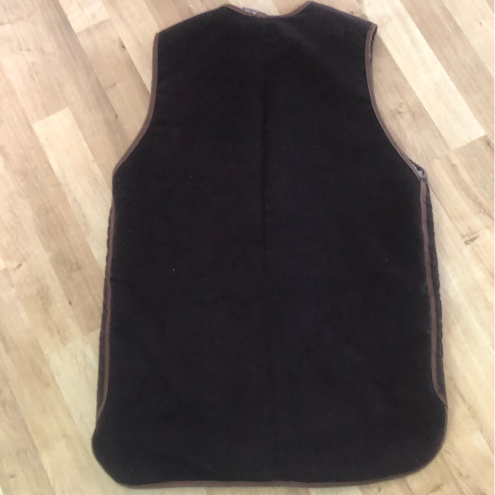 VTG Canadian Caribou by Hammill Men’s Corduroy Sherpa Lined Zipper up Vest XXXL - Picture 6 of 7